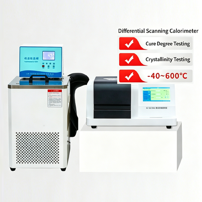 DSC-300C -40~600C कम तापमान DSC विभेदक स्कैनिंग कैलोरीमीटर उच्च परिशुद्धता के साथ